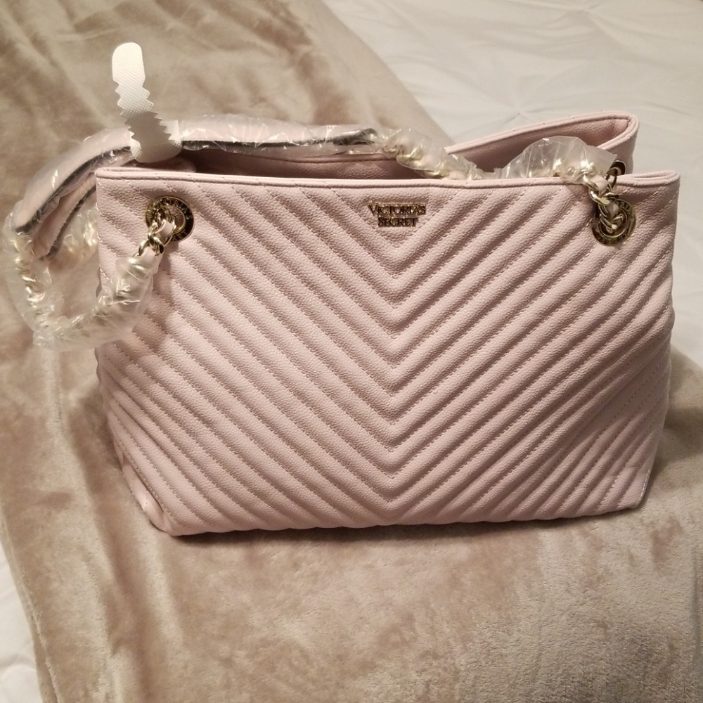 Victoria's Secret Quilted Leather Handbag